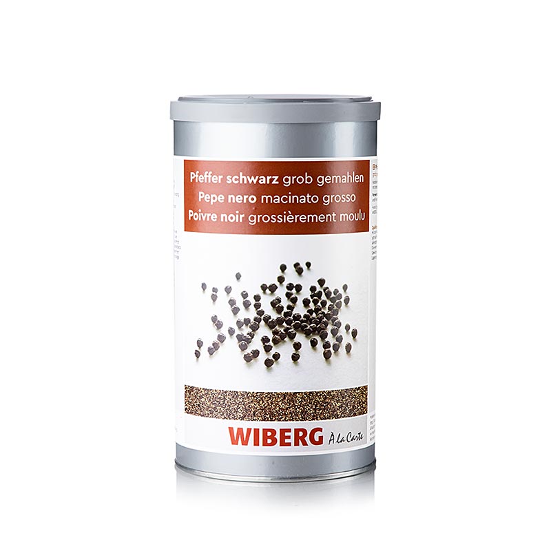 Wiberg svartpeppar, grovmalen, 580 g