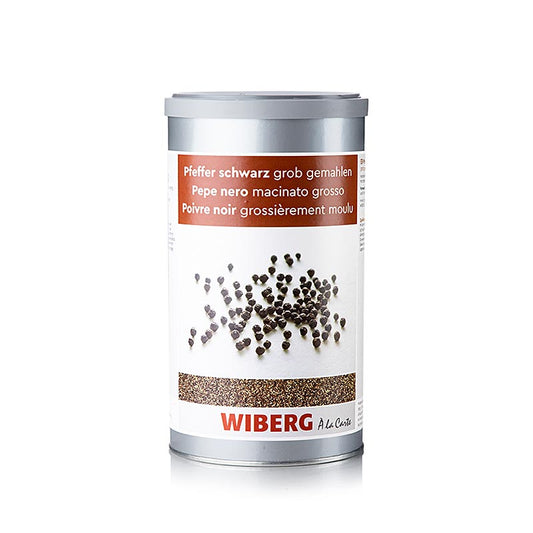 Wiberg svartpeppar, grovmalen, 580 g