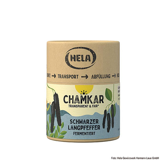 HELA Chamkar – Svart långpeppar, fermenterad, torkad, 70 g
