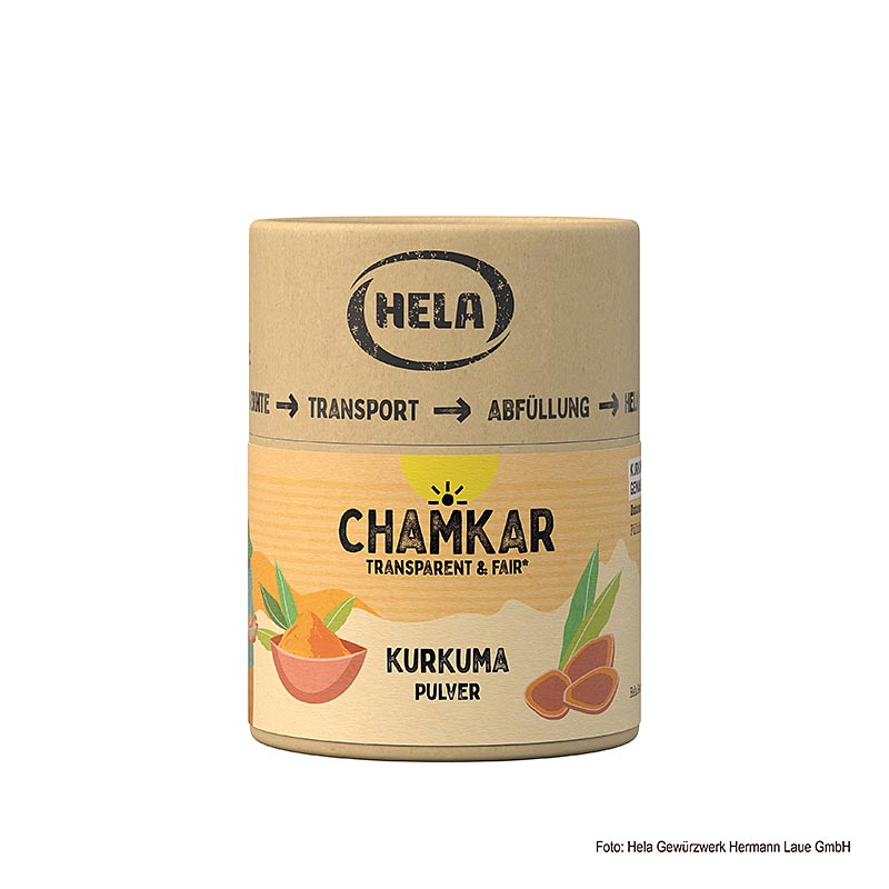 HELA Chamkar – Gurkmejapulver, 85 g