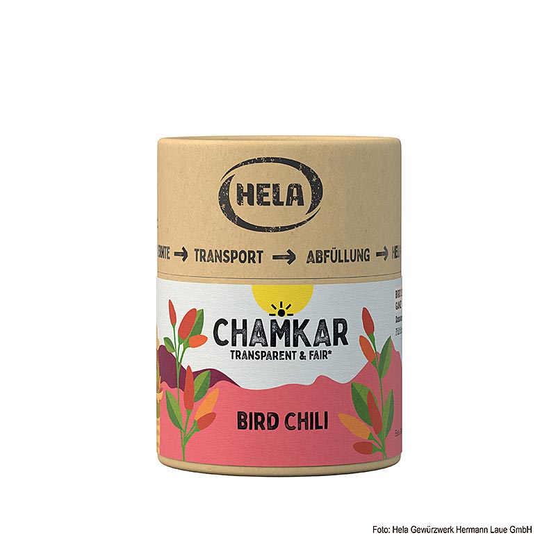 HELA Chamkar – Bird Chili (fågelögonchili), torkad, 25 g