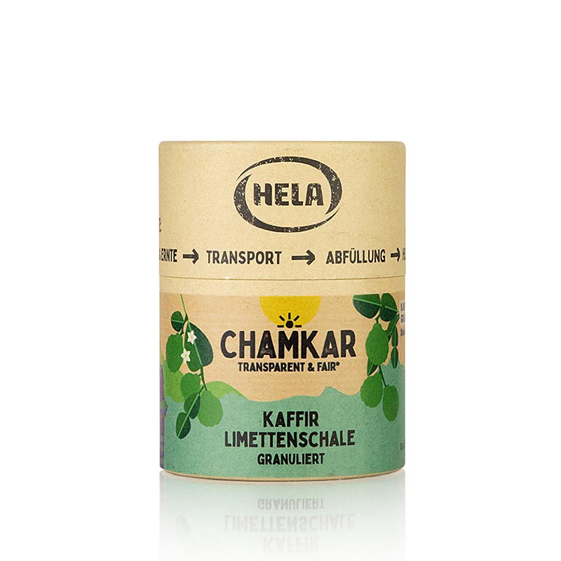 HELA Chamkar – Kaffir-limezest, granulerad, 50 g