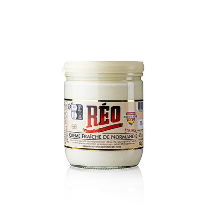 Crème fraîche, 42 % fett, RÉO (Creme épaisse från Normandie), 392 g