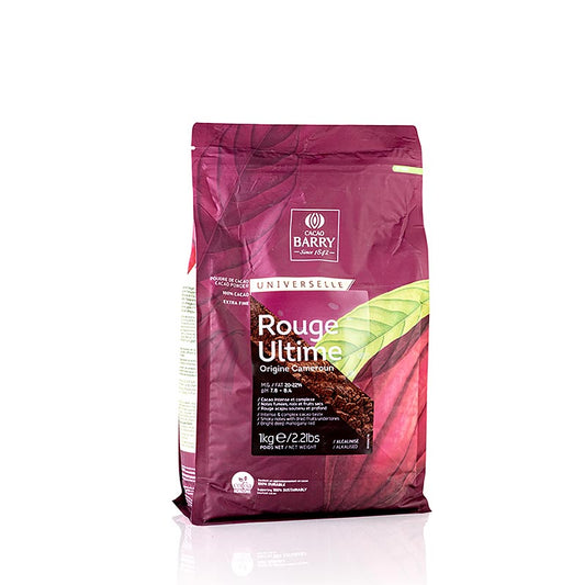 ROUGE ULTIME, alkaliserat kakaopulver, svagt avfettat (DCP-20RULTI-89B), 1 kg