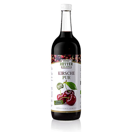 Körsbärsjuice, 100 % direktpressad juice, Obsthof Retter, ekologisk, 750 ml