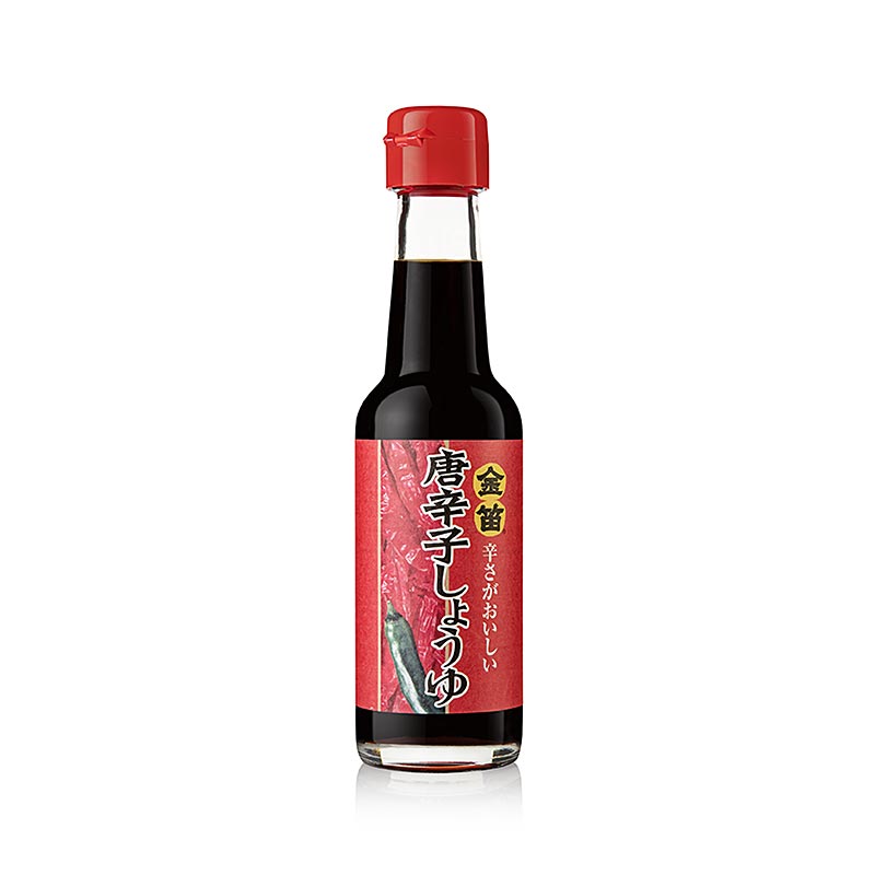 Sojasås – Kinbue Tougarashi Shoyu – med chili, stark, Fueki, Japan, 150 ml