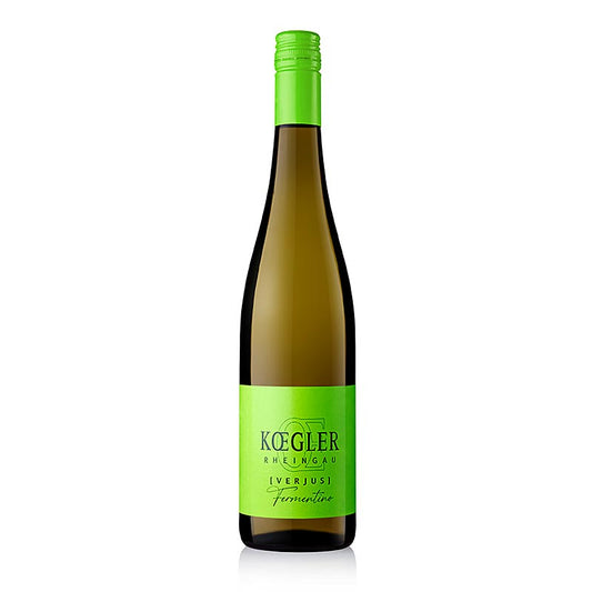 Verjus "Fermentino", 2022, från Rheingau, 6 % vol., Weingut-Koegler, 750 ml
