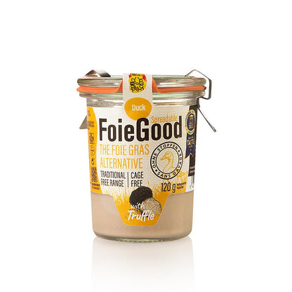 Anklever (utan stoppning), smörgåspålägg med tryffel, FoieGood, 120 g