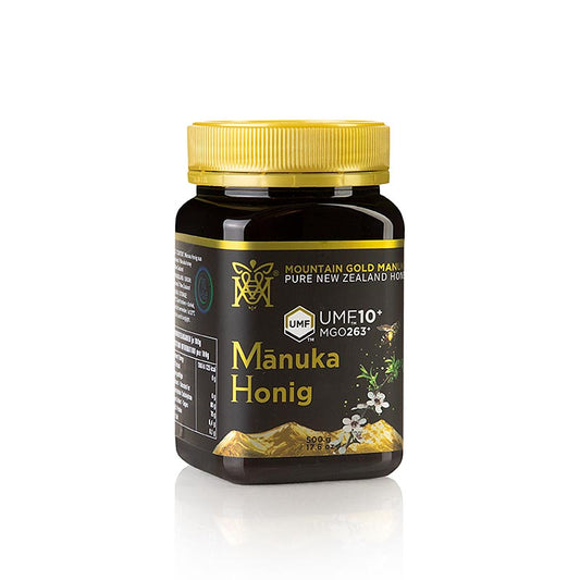 Manuka-honung UMF-certifierad, 10+, MGM Nya Zeeland, 500 g