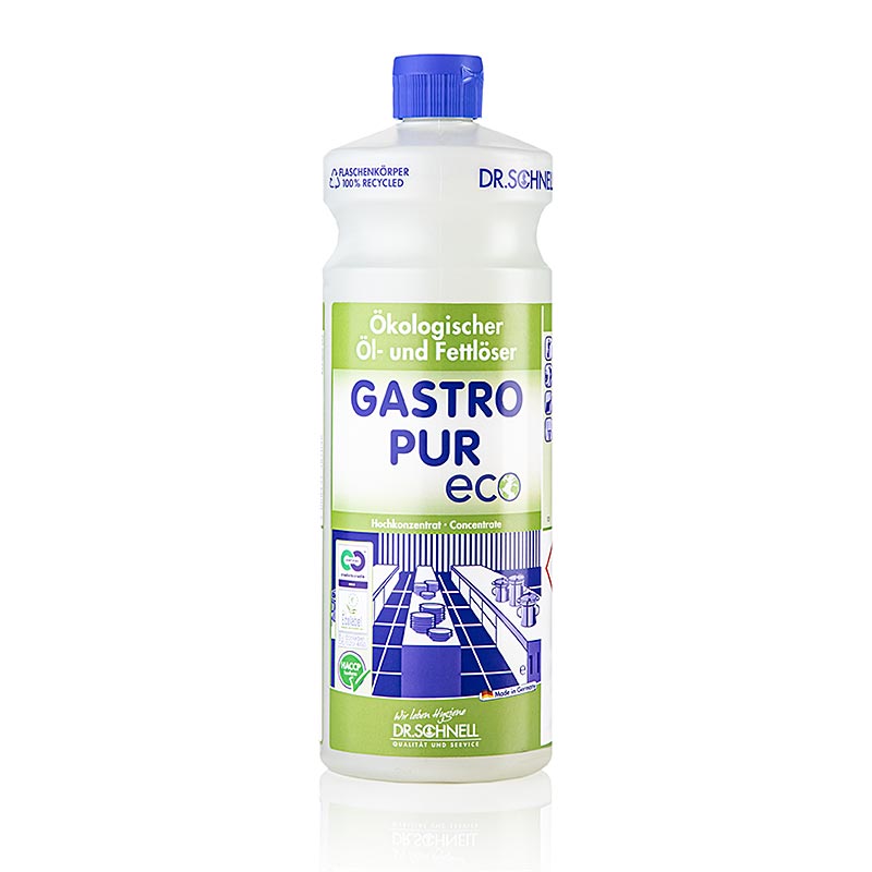 Dr. Schnell olje- och fettlösare + golvrengöringsmedel Gastro Pur Eco, ekologisk, 1 l