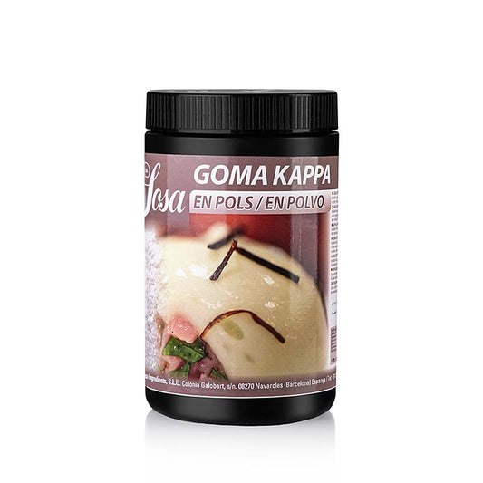 Sosa Goma Kappa Textur, pulver, för kalla geléer och skum (38690), 600 g