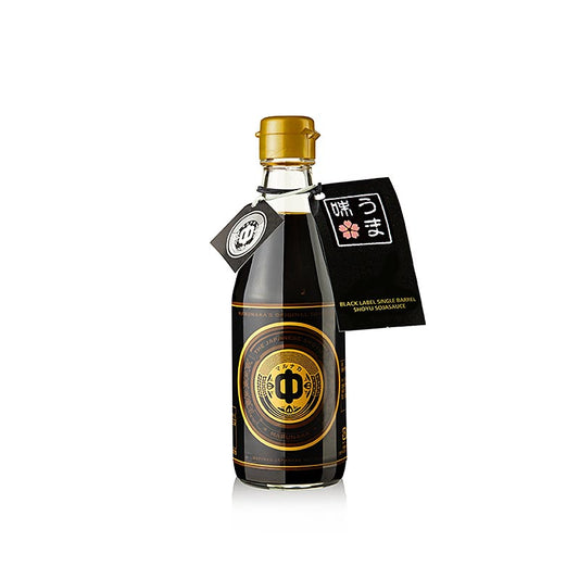 Sojasås – Shoyu, Black Label Single Barrel, Marunaka, Japan, 300 ml