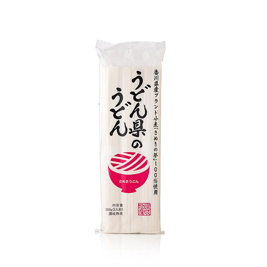 Premium udonnudlar – Udonken no Udon, Sanuki, Japan, 300 g