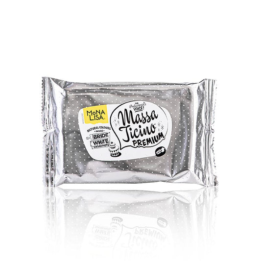 Massa Ticino tårtdekorationsmassa, Bride White (vit), tropica, 250 g