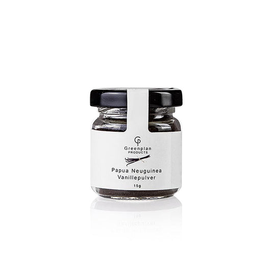 Vaniljpulver (malen vanilj) Papua Nya Guinea, Greenplan, 15 g