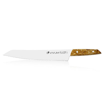 VIVUM brödkniv, vågig egg, med trähandtag, 26 cm, DICK, 1 st