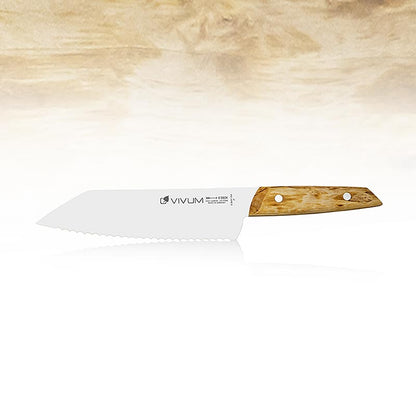 VIVUM universalkniv, tandad, med trähandtag, 18 cm, DICK, 1 st