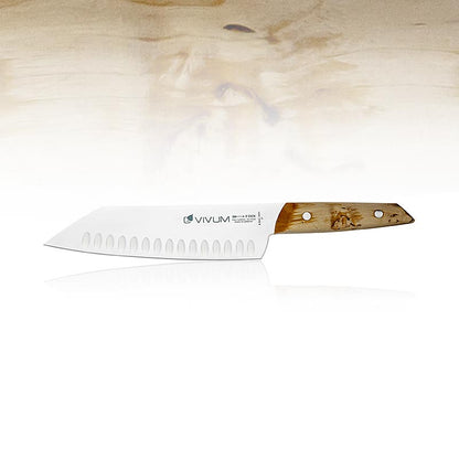VIVUM Santokukniv, grovslipad, med trähandtag, 18 cm, DICK, 1 st