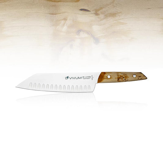VIVUM Santokukniv, grovslipad, med trähandtag, 18 cm, DICK, 1 st