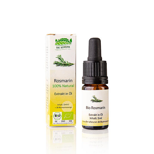 Naturligt rosmarinarom, Die Scheune, ekologiskt, 5 ml