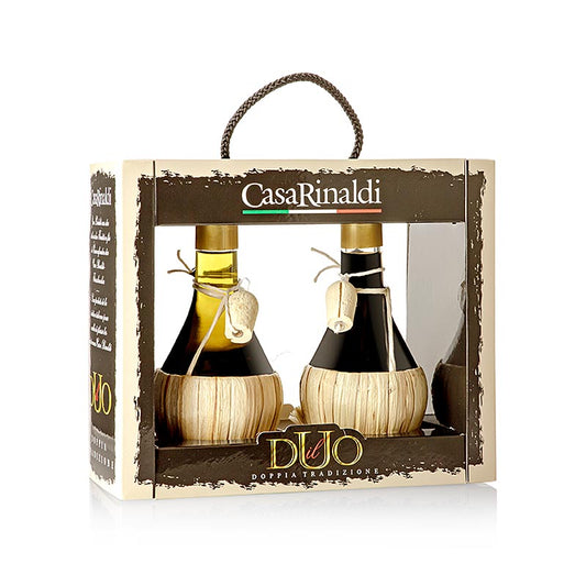 Set Il Duo – Aceto Balsamico di Modena & extra jungfruolja, Casa Rinaldi, 500 ml