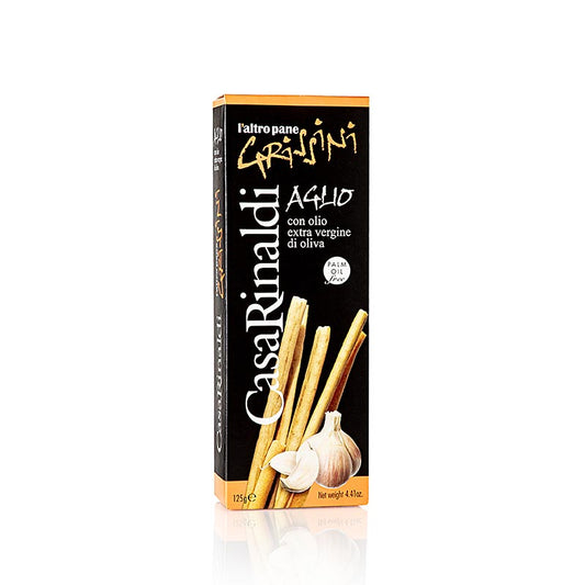 Grissini, knapriga bakverk med vitlök, 125 g, Casa Rinaldi, 125 g