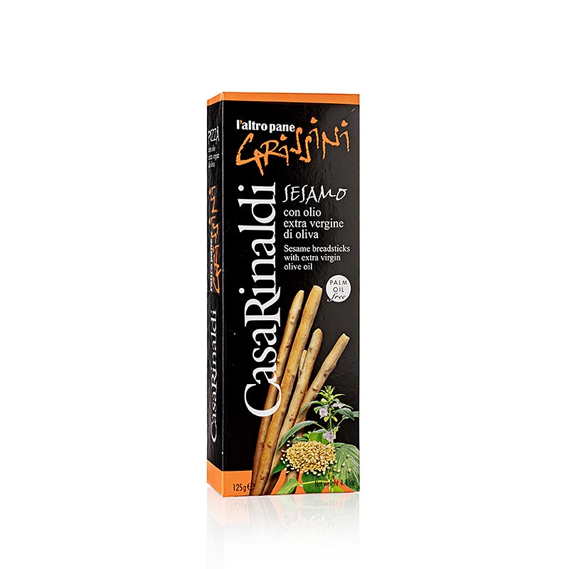 Grissini, snacks med sesam, 125 g, Casa Rinaldi, 125 g