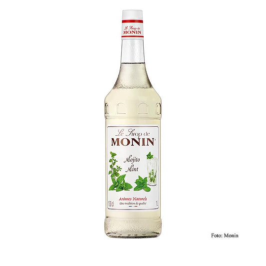 Monin Mojito-mynta-sirap, vit (med romsmak), 1 l