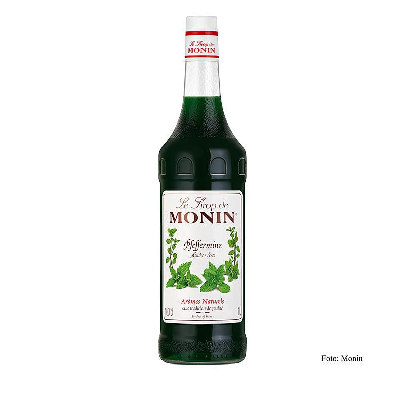 Monin pepparmintssirap, grön, 1 l
