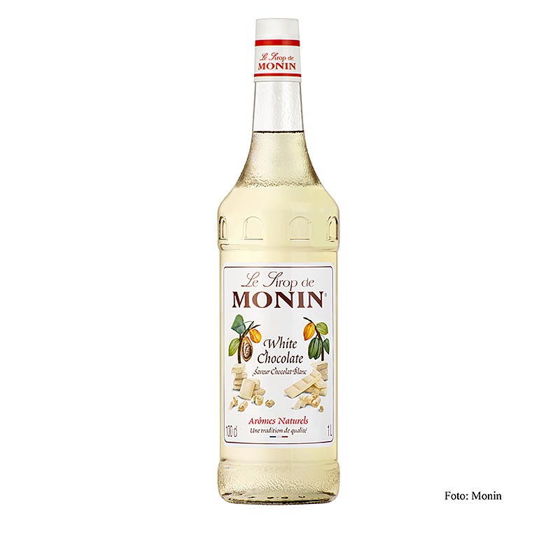 Monin vit chokladsirap, 1 l