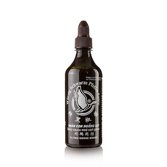 Svartpepparsås, på sojasåsbas, Flying Goose, 455 ml
