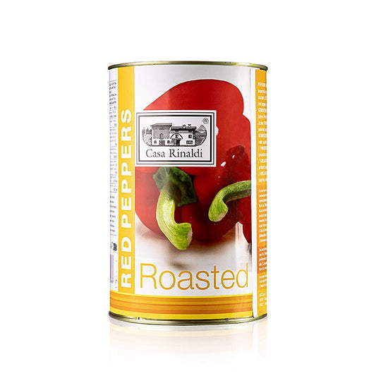 Röd paprika, grillad, inlagd, Casa Rinaldi, 4,2 kg