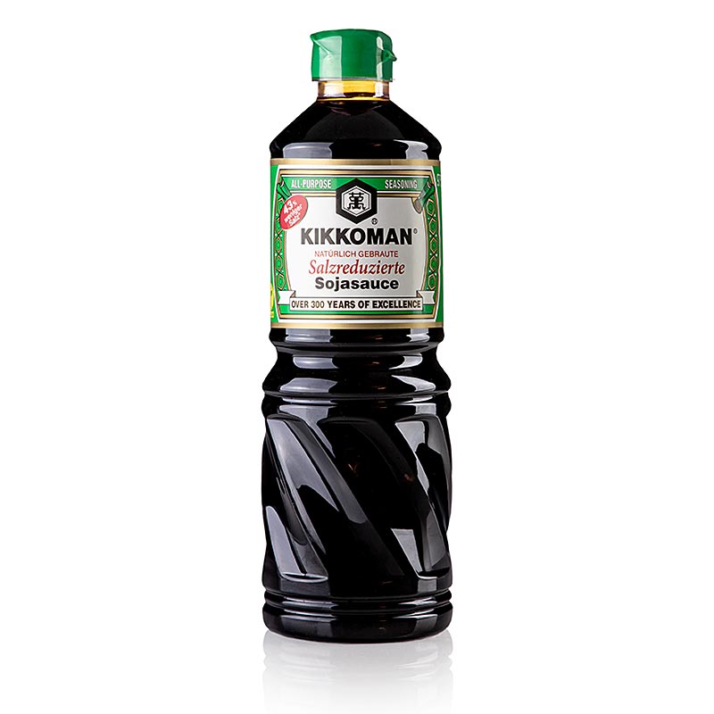 Sojasås – Genen Shoyu, saltreducerad, Kikkoman, Japan, 975 ml