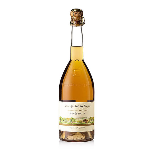 Jörg Geiger alkoholfri mousserande "Cuvée 23", 750 ml