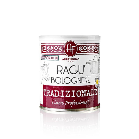Ragù tradizionale alla bolognese – traditionell bolognesesås, Appennino, 800 g