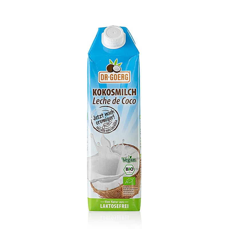 Dr.Goerg 100 % kokosmjölk, ekologisk, 1 l