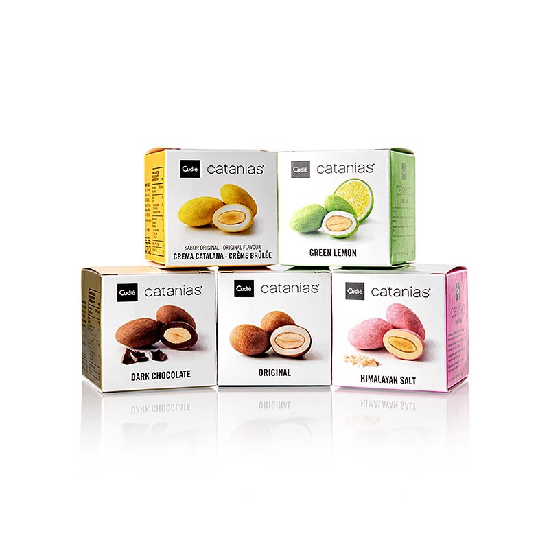 Catanies Collection Box, spanska mandlar i 5 sorter, Cudie, 175 g, 5 x 35 g