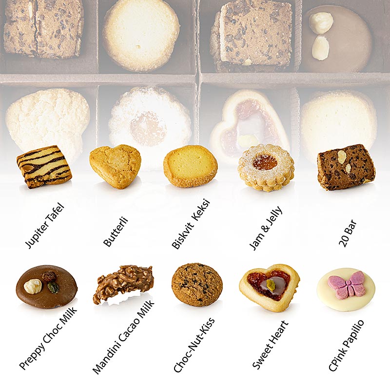 Lembcke tebakelser Mixum Premium Variety, 10 sorter, 660 g, 6 x 110 g