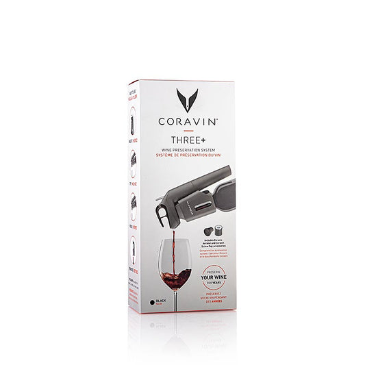 Coravin "Timeless Three+" vinkonserveringssystem, med tillbehör, 6 delar