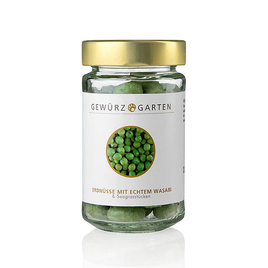 Gewürzgarten Jordnötter med wasabi & sjögräsbitar, pikant, 80 g