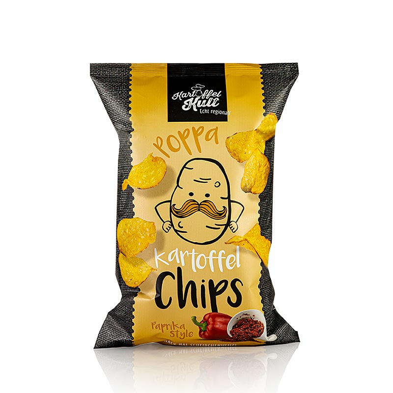 Kartoffelkult – potatischips med paprika, 100 g