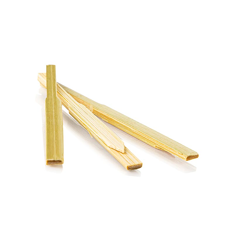 Engångspinnar av bambu "Krawatte", 9 cm, natur, 100 st