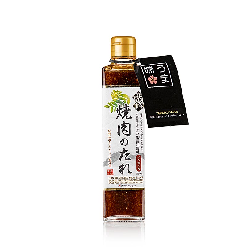 Yakiniku-sås – BBQ-sås med sansho, Shibanuma, Japan, 300 ml