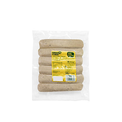 Greenforce vegansk korv av ärtprotein, färsk, 540 g, 6 x 90 g