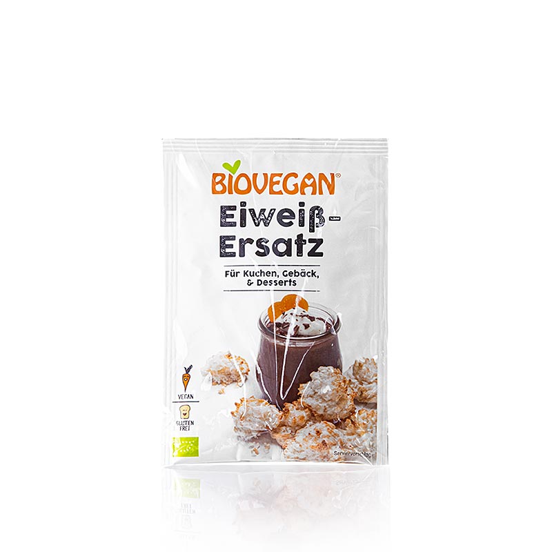 "Mein Eiweiss Ersatz", vegansk, Biovegan, ekologisk, 20 g, 2 x 10 g