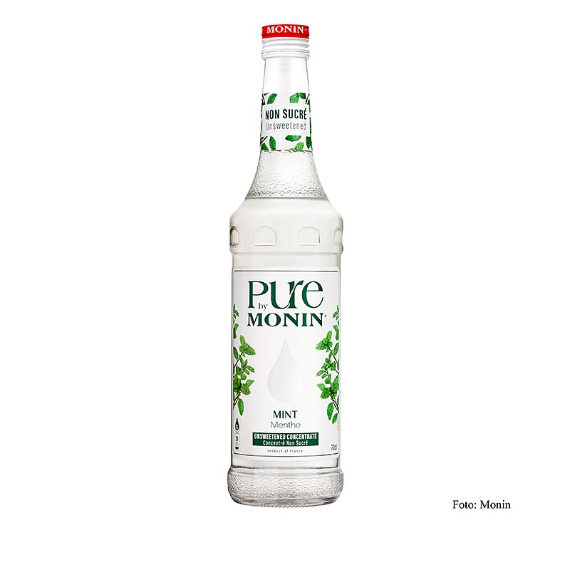 Monin PURE - Mint (Mynta), osötad, 1:25, 700 ml