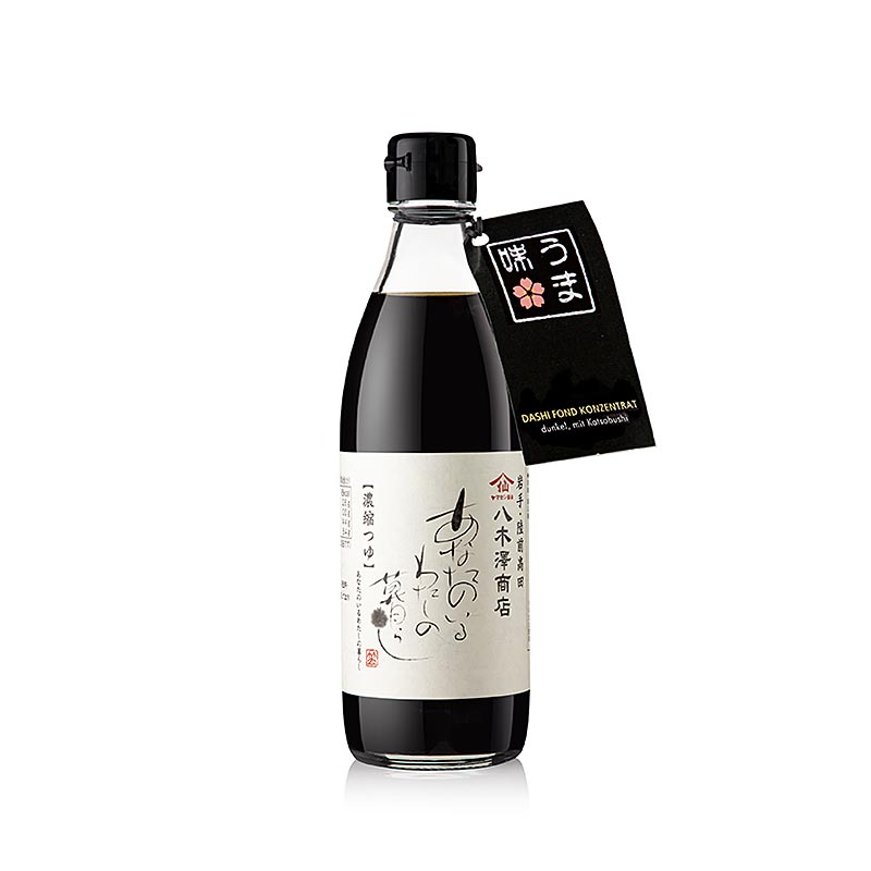 Dashi-buljongkoncentrat, mörk, med katsobushi (bonito), Jagisawa Japan, 360 ml
