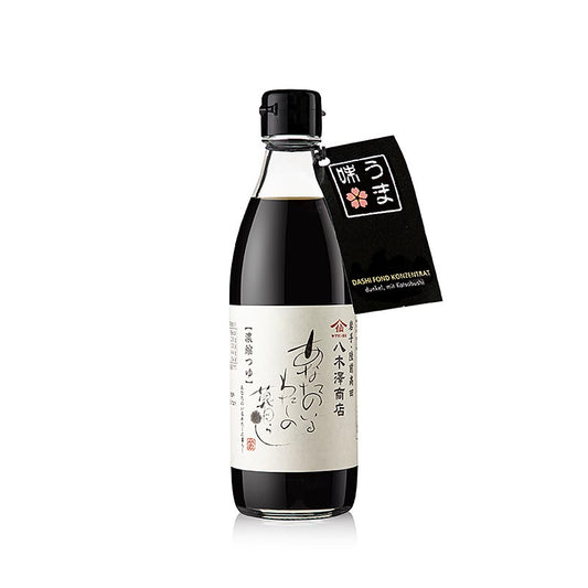 Dashi-buljongkoncentrat, mörk, med katsobushi (bonito), Jagisawa Japan, 360 ml