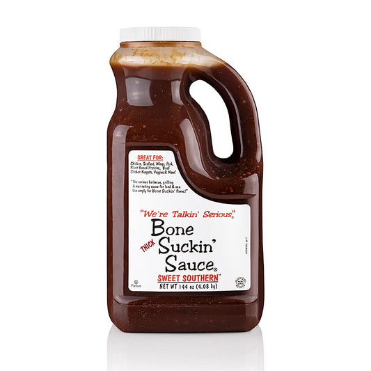 Bone Suckin´ Sweet Southern BBQ-sås, tjockflytande (thicker), Ford´s Food, 3,7 l