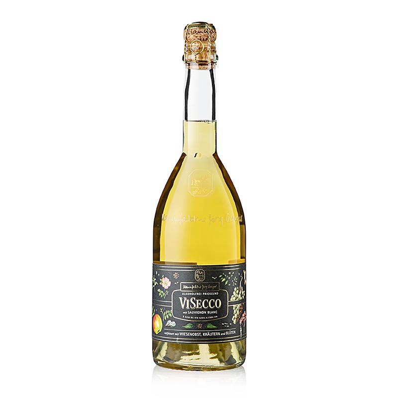 Jörg Geiger Visecco Sauvignon Blanc (frukt, örter, blommor) alkoholfri 0,75 L, 750 ml